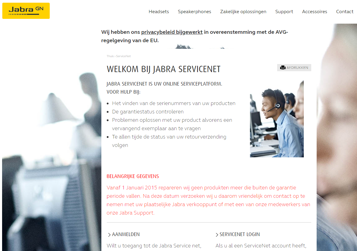 Kies vervolgens onder diensten voor ServiceNet Kies vervolgens onder diensten voor ServiceNet